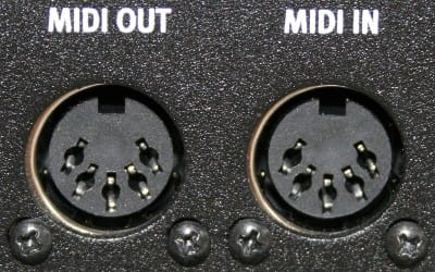 The original 5-Pin DIN-MIDI connection